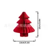 Venta Directa de Fábrica en Stock Árbol de Navidad de Papel Grueso tipo Panal de Abeja de Tres Capas Colgantes Decorativos para Centro Comercial Fiesta Festiva Europea y Americana