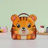 Bolsa con cierre tipo ziplock de pie con forma de Tigre de Dibujos Animados Bolsa para Empaquetar Snacks Galletas Bolsa Selladora de Alimentos Pistacho Almendra