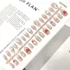 Novo Produto Pontas de Unha Vestíveis Nova Série Unhas Pré-Fabricadas Pontas de Unha Postiça Adesivos de Unha Vendas Domésticas Venda Quente Transfronteiriça
