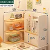 Estantería de esquina para escritorio, estante simple para escritorio de dormitorio estudiantil, pequeño armario de almacenamiento multicapa para estación de trabajo de oficina