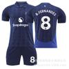 Camisa de futebol infantil do Manchester United 2425 para fora 7 Mount 10 Rashford 18 Casemiro 17 Garnacho