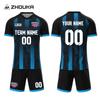 Uniforme de Fútbol Transfronterizo Traje Personalizado para Niños Verano Deportes al Aire Libre Fútbol Manga Corta Secado Rápido Transpirable Jersey de Fútbol