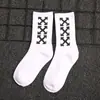 Calcetines antibacterianos 7A europeos, americanos y coreanos, modernos, para baile callejero, para las cuatro estaciones, calcetines hasta la pantorrilla, para skate, baloncesto y deportes.