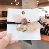 Ins Faixa de Cabelo Colorida com Frutas Feminina Menina Fofa Faixa para Couro Cabeludo Faixa de Cabelo Alta Elasticidade Couro Grosso Conjunto Corda de Cabelo Novo Estilo