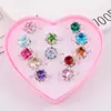 Caja de regalo para anillo de niño caja de amor para estudiante traje anillo de niña con diamantes anillo de princesa 12 de Mayo