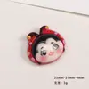 Accesorios de Resina para Manualidades de Dibujos Animados Joyería Niña Insecto Pegamento de Crema Pasador Funda de Teléfono Móvil Hebilla de Zapato Llavero Colgante con