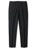 Ropa para Hombre Fengshe / Pantalones Casuales Gruesos Forrados de Polar para Hombre Pantalones de Traje Rectos Ajustados para Hombre