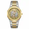 Kasrluo Nuevo Reloj de Cuarzo Luminoso para Hombre, Moda de Negocios, Mecánico de Imitación, Esqueleto, Resistente al Agua, Artículo de Venta Caliente Transfronteriza