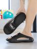 Pantuflas Dropshipping Nuevo Estilo Pareja Verano Uso Exterior Hogar Interior Suela Gruesa Antideslizante Súper Suave Deportes Una Línea Pantuflas de Playa