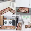 Venta caliente transfronteriza TEMU Alfombrilla de suelo de cocina de gallo larga absorbente antideslizante felpudo para entrada del hogar entrega de una sola pieza