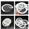 Pegatina redonda adhesiva desechable para desagüe para prevenir obstrucciones, insectos y cabello en baños, inodoros, cocinas y lavabos