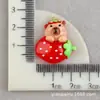 Pasador de Capibara Decoración de Coche Pegamento en Crema Fruta DIY Taza de Agua Accesorios de Resina Paquete de Materiales para Pasadores Caseros Flor de Zapato