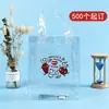 Bolsa de compras portátil de plástico transparente al por mayor, para snacks, empaque de dulces de boda, bolsa de regalo, bolsa tote de PVC prensada en caliente, se puede personalizar