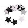 Guirnalda de papel dorado brillante redondo de 2 m de largo, 22 piezas, flor de papel para tirar, decoración para fiesta de vacaciones, flor de papel para tirar, suministros creativos para diseño