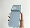 Capa de Celular com Sulco em Couro Embossado, Cor Sólida, À Prova de Choque, Adequada para Apple 17 Pro Max, Capa de Cor Doce Simples, Cobertura de Proteção Total