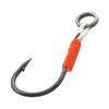 Anzol de pesca do exército amarrado à mão micro anzol único reforçado iseini Mino lantejou anzol modificado pesca miçangas exército peixe cavalo