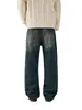 Maple House Roupa Masculina / Coleção Primavera/Outono 2026 Clanfit Jeans Reto Novo Estilo Não Elástico Perna Média Larga Solto para Homens