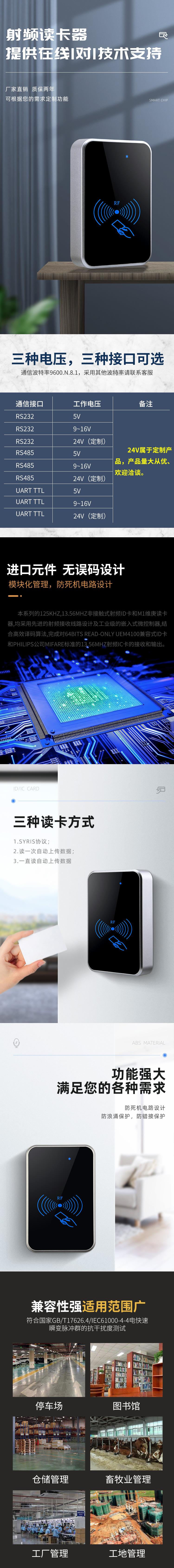 ID/IC卡射频读卡器