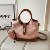 Bolso de Mano Pequeño Exquisito y de Moda para Mujer, Nuevo Bolso Cruzado Versátil 2026, Popular Bolso Cubo Primavera/Verano, Bolso Tote Pequeño