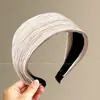 Elegante diadema de ala ancha para mujer, nuevo modelo 2026, diseño de copa alta, adecuada para lavarse la cara, uso diario, accesorio de pelo versátil