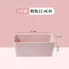 Caja de Almacenamiento de Escritorio Rectangular sin Tapa Cesta de Almacenamiento Grande Trapezoidal de Plástico Caja de Almacenamiento para Cosméticos Caja para Artículos Varios Oficina