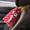 Alto valor de beleza pequeno monstro carro caixa de lenços fofa engraçada carro saco de lenços caixa de papel armazenamento coração de menina presente