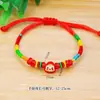 Bolsitas tejidas hechas a mano más vendidas para niños y adultos, Pulseras de Zongzi de Tigre con Cascabeles, Pulseras de Hilo Colorido para el Festival del Bote del Dragón 2026