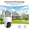 Cámara de Vigilancia PTZ Impermeable Transfronteriza 1.2 pulgadas Icsee Inalámbrica Inteligente Alta Definición Visión Nocturna Modelo Más Vendido de Fábrica