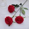 Venta al por mayor de fábrica rizado Rosa 3 rosa concubina imperial simulación Flor decoración del hogar boda flor de simulación guía de camino