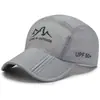 Nueva gorra de béisbol plegable de secado rápido transfronteriza para hombres y mujeres, gorra para el sol de primavera y verano para exteriores, personalización