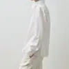CES Japão Importado Algodão de Fibra Longa Seco ao Sol Minimalista Luxo Silencioso Exquisite Camisa Curta Casual Solta Camisa de Manga Longa