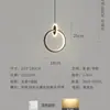 Nueva Lámpara Colgante de Mesita de Noche de Moda, Lámpara de Pared para Dormitorio, Luminaria Colgante Creativa y Única para Pared de Fondo de TV en Sala de Estar