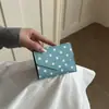 Billetera pequeña de estilo coreano, moderna y dulce, para mujer, con tacto de alta calidad, tamaño mini, elegante, a la moda y bolso de mano versátil.
