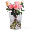 Cubeta Despertar Florero Transparente Hogar Plástico Acrílico Grande Profundo Flores Barril Alto Redondo Tienda Francesa Barril Especial Paquete Industrial