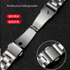Adequado para pulseira de relógio Apple Watch Ultra iWatch9 pequenas três contas fivela plana de uma peça cinto de aço