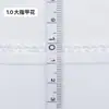 Elástico de 1,2 cm para Roupa Íntima e Calcinhas, Acabamento Decorativo Ondulado de Lado Único, Acessório de Elástico de Renda para Roupas