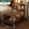 Mesita de Noche para Uso Doméstico, Mesita Lateral Pequeña Estilo Vintage para Dormitorio, Gabinete Lateral Estrecho, Estante de Almacenamiento de Noche de 30 cm, Gabinete de Noche
