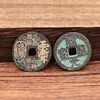 Venta al por mayor de fábrica de varias monedas antiguas de latón, Kaiyuan Tongbao, monedas Tianshi Shan Gui, monedas antiguas y accesorios para joyería del Dios de la Riqueza
