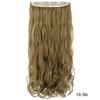Peruca mulheres longo cabelo cacheado uma peça de alta temperatura seda sem costura peça de extensão de cabelo 5 clip clip peruca de cabelo local de fábrica