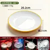 Platos de melamina, platos de plástico de grado comercial para restaurantes, platos redondos para restaurantes de comida rápida, hoteles y buffets, platos de imitación de porcelana ósea