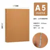Cubierta de Cuaderno de Hojas Sueltas de Papel Kraft Vintage Carpeta de Documentos A5 Álbum de Fotos para Compañeros Libro de Almacenamiento B5 Carpeta con Logo Personalizable