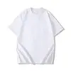 Camiseta Juvenil de Manga Curta Transfronteiriça para Homens, Novo Estilo de Verão, Corte Solto, Tamanho Grande, Camiseta de Gola Redonda para Exportação, Atacado do Fabricante