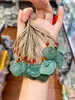 Colgante de Bloqueo de Nube de Calcedonia Verde Tipo Hielo Ágata Estilo Unisex Cerradura Ruyi Accesorio de Collar de Jade Joyería
