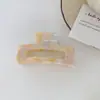 YHJ Acessórios de Cabelo Nova Cor Mágica Ácido Acético Presilha Simples Grande Parte de Trás da Cabeça Cabelo Rabo de Cavalo Presilha Pinça Tubarão Pegador de Cabelo