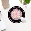 Estilo Étnico Redondo Pequeño Creativo Engrosado Escritorio de Computadora Alfombrilla para Ratón Teclado Oficina Taza Almohadilla de Escritorio Producción Envío Directo