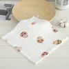 Toalla Facial de Gasa para Niños, Toalla Cuadrada para Bebé, Babero de Gasa Clase A, Algodón 100% al por Mayor, Toalla Facial Suave de Algodón Puro de Seis Capas