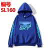 Sudadera con capucha Cyberpunk Edgerunners Swodie Estampado de Anime Cuello redondo Forro polar