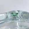 Aretes de Titanio Astmf-136 Aleación de Titanio 1.5X3 Marquise Mariposa Grande G23 Titanio Rosca Interna Aretes de Zirconia Piercing