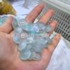 Material Caballo de Hielo Calcedonia Blanca 15mm Colgante Hebilla de Seguridad Ágata Natural Gelatina de Lichi Jade Hebilla de Seguridad Accesorios DIY