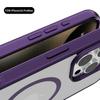 Adequado para Iphone16Pro Max Capa de Celular Magnética com Pintura Metálica e Sensação de Pele Apple 16 Suporte Quadrado Inclinado Capa para Celular